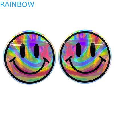 Запах сумки молнии Mylar изготовленной на заказ неправильной формы пластиковый придает непроницаемость 3.5g 7g