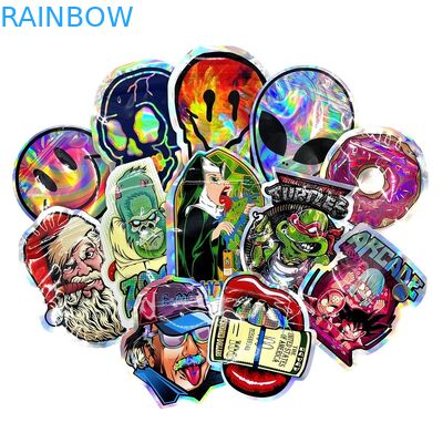 Запах сумки молнии Mylar изготовленной на заказ неправильной формы пластиковый придает непроницаемость 3.5g 7g