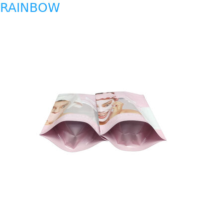 Изготовленный на заказ напечатанный мешок молнии стойки алюминиевой фольги вверх пластиковый для тела соли моря океана Scrub сливк