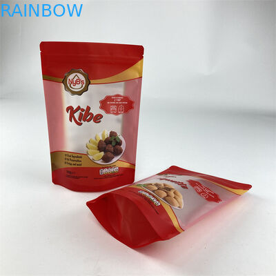 Изготовленная на заказ еда съестная стоит вверх арахис анакардии мешка чокнутый упаковывая ясный мешок замка застежка-молнии