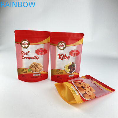 Изготовленная на заказ еда съестная стоит вверх арахис анакардии мешка чокнутый упаковывая ясный мешок замка застежка-молнии