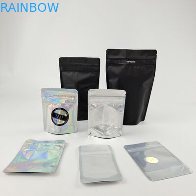 Resealable Childproof Ziplock упаковка кладет ясную переднюю заднюю часть в мешки фольги съестную для еды