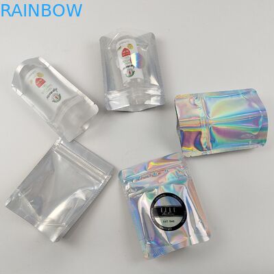 Resealable Childproof Ziplock упаковка кладет ясную переднюю заднюю часть в мешки фольги съестную для еды