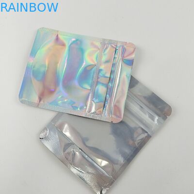 Resealable Childproof Ziplock упаковка кладет ясную переднюю заднюю часть в мешки фольги съестную для еды