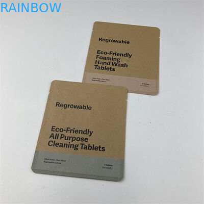 Напечатанная цифров саше PLA OEM сумка многоразового Compostable плоская для пусковых площадок макияжа очищая