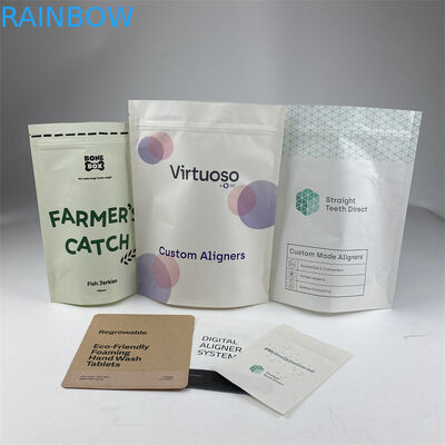 Зубы освобождают Aligners упаковка Mylar кладет PE в мешки MOPP Kraft бумажное одна сторона прозрачная