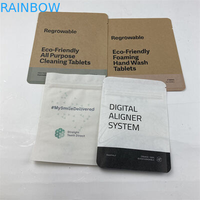 Зубы освобождают Aligners упаковка Mylar кладет PE в мешки MOPP Kraft бумажное одна сторона прозрачная