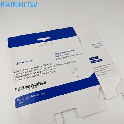 ящик для хранения Paperboard 400g подгонял прямоугольную коробку упаковки молока