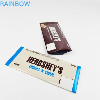 Изготовленный на заказ напечатанный Mylar застегивает на молнию сумки шоколада сумок упаковывая влагостойкие