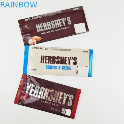 саше упаковки шоколада сумки фольги логотипа мешка шоколада 600mg упаковывая изготовленные на заказ