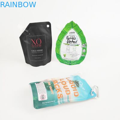 Стойка жидкости изготовленного на заказ мешка Spout шампуня упаковывая Spouted косметикой вверх по мешкам