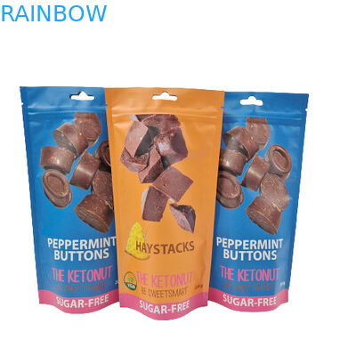 еда Mylar 3.5g 7g 14g 28g кладет подгонянное Cangy в мешки Gummies стоит вверх по Ziplock сумкам