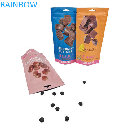 Покрашенная сумка упаковки еды стоит вверх прокатанные качеством еды сумки замка застежка-молнии Mylar алюминиевой фольги