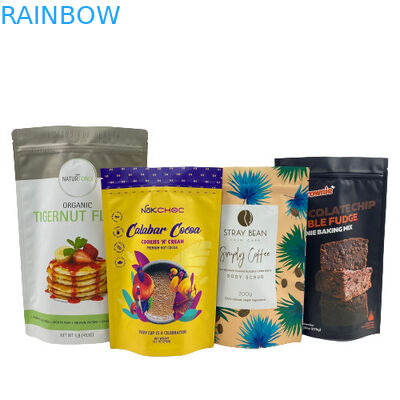 Мешок упаковки еды ТХК стоит вверх многоразовые сумки замка застежка-молнии фольги 3.5г 7г майлар