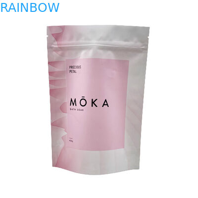 Изготовленный на заказ напечатанный логотип стоит вверх Зиплок морская соль мешка/жидкостное мыло/упаковка скраба тела
