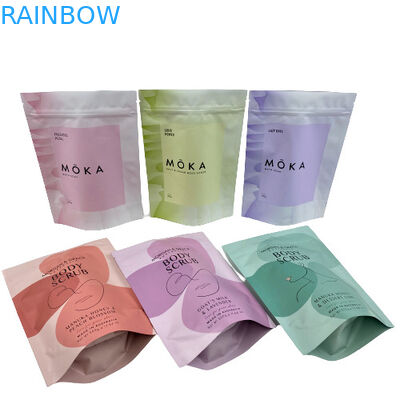 Застежка-молния Майлар стоит вверх печатание Гравнре мешков для соли для принятия ванны Скраб тела