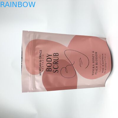 Застежка-молния Майлар стоит вверх печатание Гравнре мешков для соли для принятия ванны Скраб тела