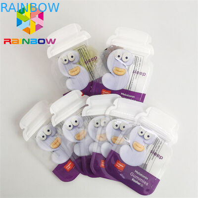 Die Cut Небольшой многоразовый герметичный пакет 3,5 г Cookie Mylar Food Bags