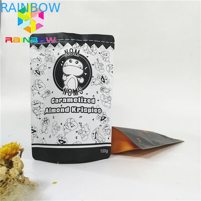 3.5г Мылар Зиплок кладет в мешки напечатанную таможней влагостойкую для упаковки печенья конфеты сладкой