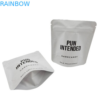 Подгонянная сумка замка застежка-молнии алюминиевой фольги Mylar для съестной упаковки еды