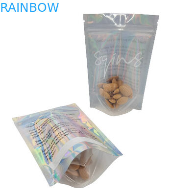 Подгонянная сумка замка застежка-молнии алюминиевой фольги Mylar для съестной упаковки еды
