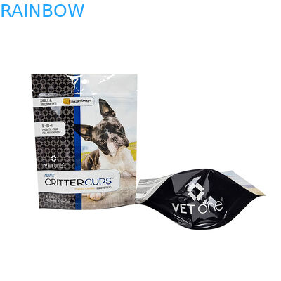 Подгонянная сумка замка застежка-молнии алюминиевой фольги Mylar для съестной упаковки еды