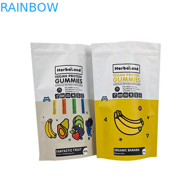 Подгонянная сумка замка застежка-молнии алюминиевой фольги Mylar для съестной упаковки еды