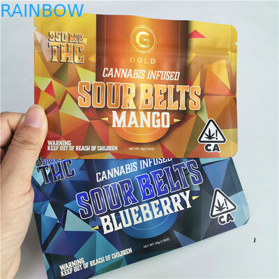 Сумка 420 цифров марихуаны засорителя CBD упаковывая печатая плашку Doypack отрезала травяной ладан