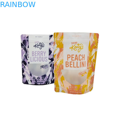 Стойте вверх печенье конфеты мешка Mylar молнии полиэтиленового пакета легкой закускы упаковывая