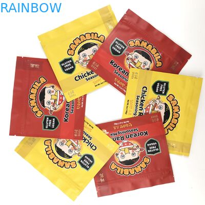 Алюминиевые лоснистые голографические печенья упаковывая сумки 3.5g 7g стоят вверх по мешкам