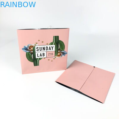 Высушенный цветок упаковывая розовую сторону опечатанной вализы 3 центра печатания сумки Mylar жары