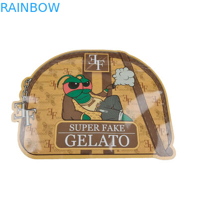 Напечатанная таможней форма умирает сумки 1г 3.5г 7г 14г 28г Мылар отрезка для съедобной конфеты печенья