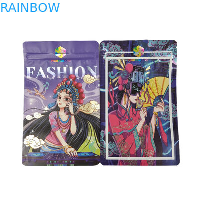 Съедобная молния алюминиевой фольги пластиковой упаковки стоит вверх сумки для порошка протеина печенья закуски