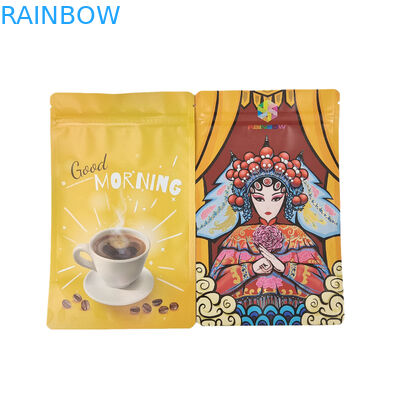 Съедобная молния алюминиевой фольги пластиковой упаковки стоит вверх сумки для порошка протеина печенья закуски