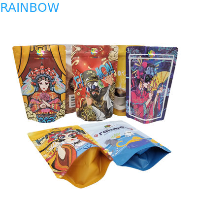 Упаковка еды с застежкой-молнией Съедобная упаковка кофейного бара 250г Ресеалабле стоит вверх мешок