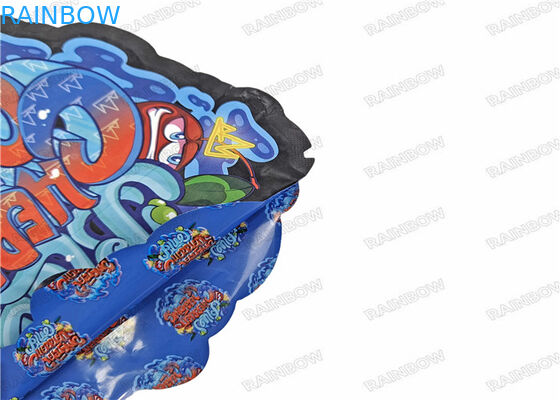 Плашка отрезала еду незаконной сумки закуски 3.5g особенную форменную пластиковый Ziplock упаковывая Mylar кладет в мешки