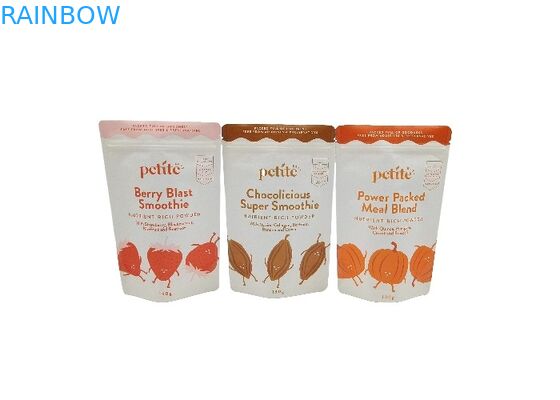 Biodegradable бумага Kraft стоит вверх кладет мешки в мешки упаковки еды