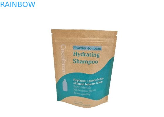 Стойка оптового доказательства запаха Doypack бумаги Брауна Kraft съестная упаковывая вверх по мешкам