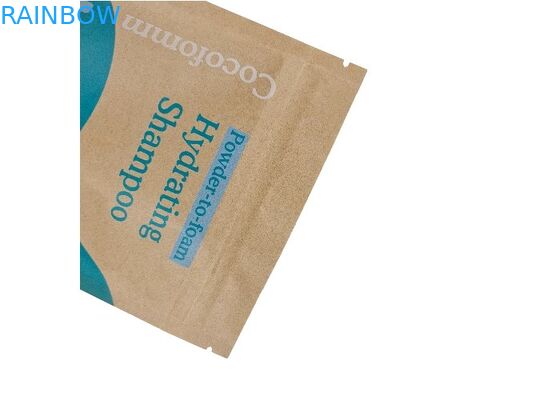 Стойка оптового доказательства запаха Doypack бумаги Брауна Kraft съестная упаковывая вверх по мешкам