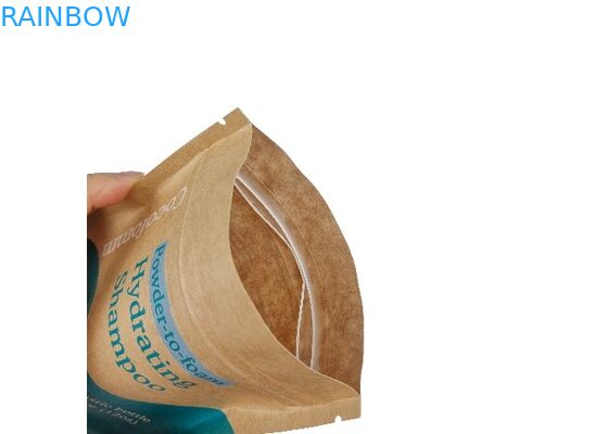 Стойка оптового доказательства запаха Doypack бумаги Брауна Kraft съестная упаковывая вверх по мешкам