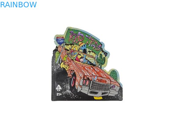 Замок застежка-молнии мягкого прикосновения пластиковый 3.5g Mylar кладет печатание в мешки цифров экстренныйого выпуска форменное