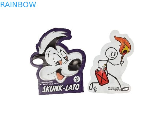 Мешок Mylar замка застежка-молнии печати изготовленного на заказ пятна логотипа УЛЬТРАФИОЛЕТОВЫЙ умирает жара собственной личности сумки отрезка - уплотнение для упаковки еды