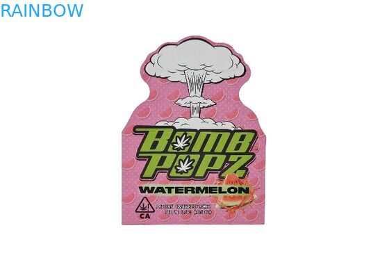 Сумки Mylar пластикового Childproof Hologram 3.5g Ziplock умирают отрезанное незаконное сформированное особенное