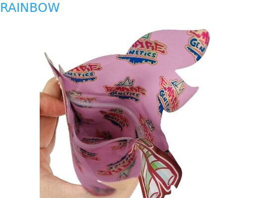 Сумки Mylar пластикового Childproof Hologram 3.5g Ziplock умирают отрезанное незаконное сформированное особенное