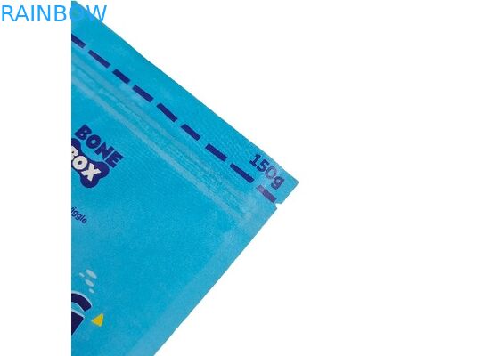 Сумки Biodegradable Kraft бумаги стойки корма для домашних животных мешков вверх изготовленного на заказ упаковывая