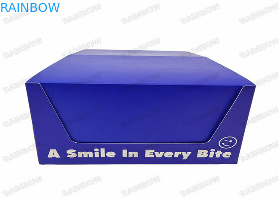 Штейн печатания коробки дисплея продукта питания упаковывая бумажный двойной бортовой Shinny