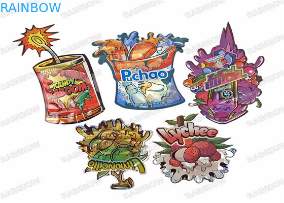 3.5г Пищевая цифровая печать Пищевая упаковка Стоящий пакет Ziplock Запахоустойчивые пластиковые пакеты