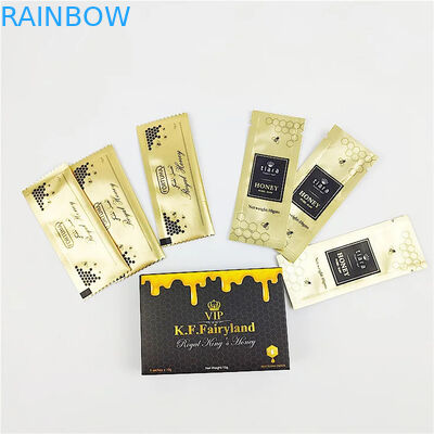 Алюминиевая фольга упаковки для мужчин Королевский мед Металлические цветные сумки