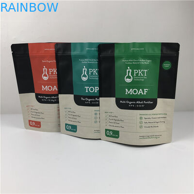 Напечатанные по заказу закусочные пакеты с сухой цветочной упаковкой с рукояткой