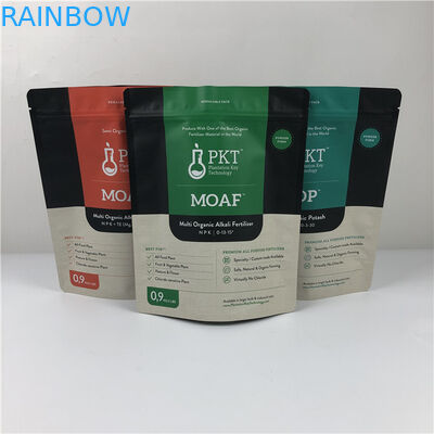 Напечатанные по заказу закусочные пакеты с сухой цветочной упаковкой с рукояткой